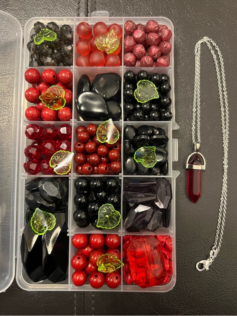 Craft Beads, BLACK CHERRY - ALA MODE?, Jewelry Supplies, loose bulk